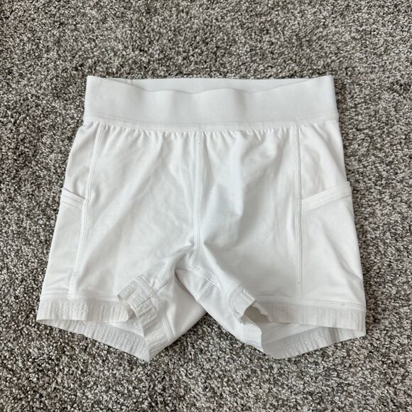 Lululemon Morning Match Shorts 3.5” White Women’s Size 2 Gently Used - Picture 1 of 5